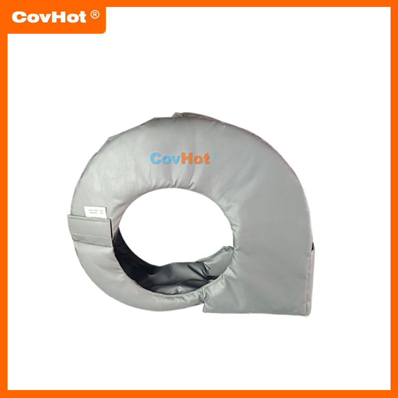 工業風機可拆卸式保溫衣，耐高溫防火耐酸堿